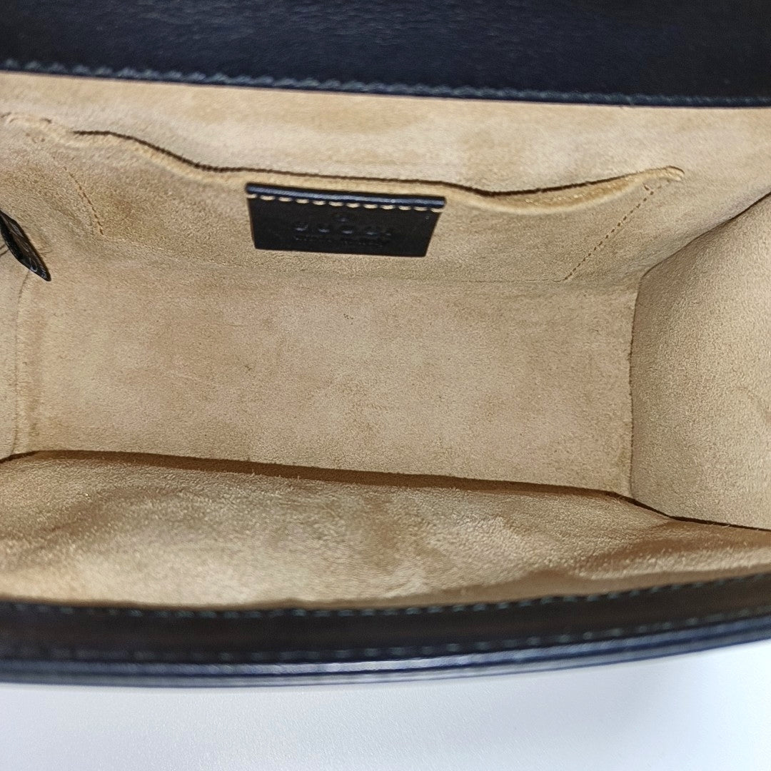 Authenticated pre-owned  Padlock Small Calfskin Black - Crossbody Bag at Looply