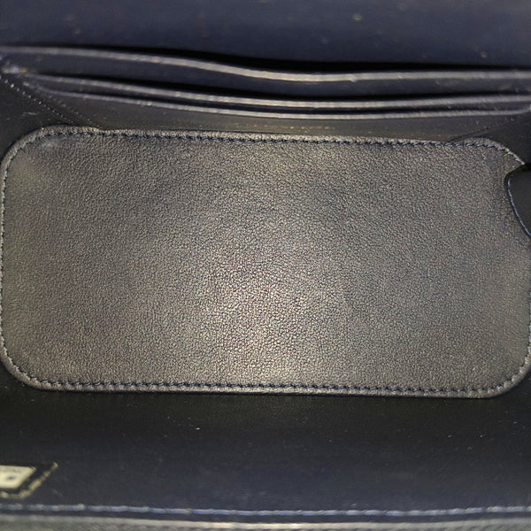 Authenticated pre-owned  Vanity Case Quilted Wool Blue - Shoulder Bag at Looply