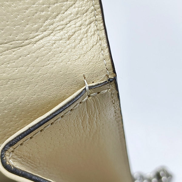 Authenticated pre-owned  Dionysus Super Mini Calfskin White - Shoulder Bag at Looply