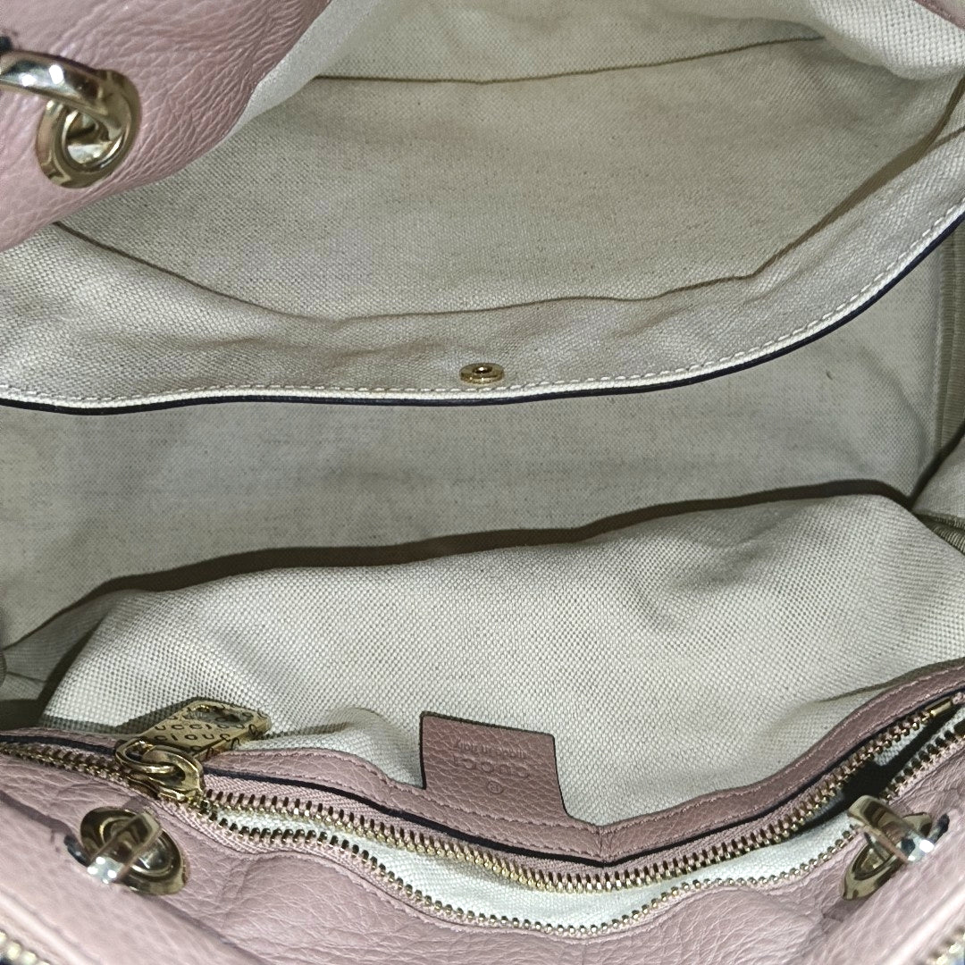 Authenticated pre-owned  Bamboo 1947 Calfskin Pink - Shoulder Bag at Looply