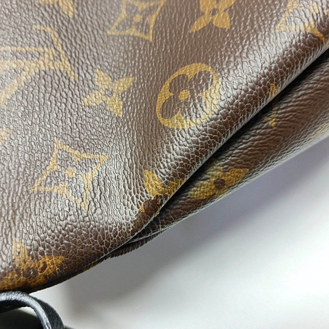 Authenticated pre-owned  Pallas Monogram Coated Canvas Brown - Clutch at Looply