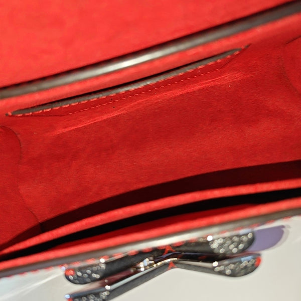 Authenticated pre-owned  Twist PM Monogram Patent Leather Red - Shoulder Bag at Looply