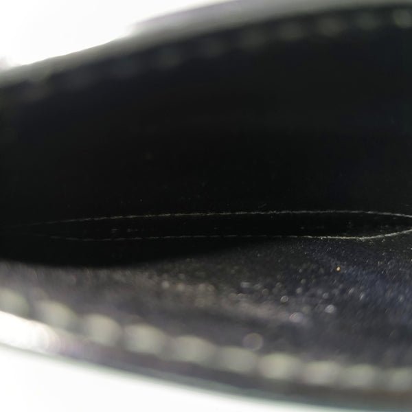 Authenticated pre-owned  Rajah Leather Black Card Holder - Card Holder at Looply