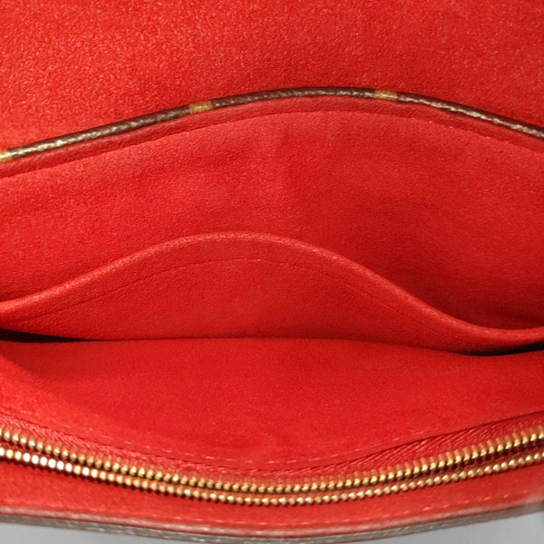 Authenticated pre-owned  Pallas Monogram Coated Canvas Brown - Shoulder Bag at Looply