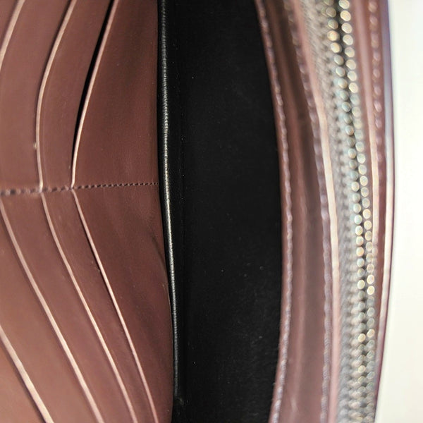 Authenticated pre-owned  Intrecciato Calfskin Brown Wallet - Wallet at Looply