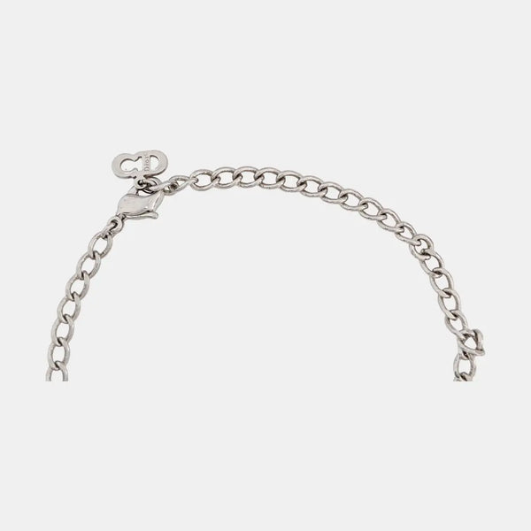 Authenticated pre-owned  CD Icon Silver-tone Metal Chain Bracelet - Bracelet at Looply