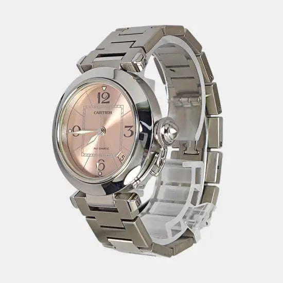 PREMIERE Reloj de cuarzo de acero inoxidable negro de 20 mm