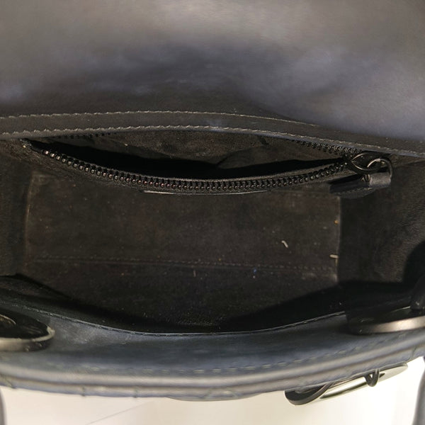 Lady Dior Mini Cannage Lambskin Black
