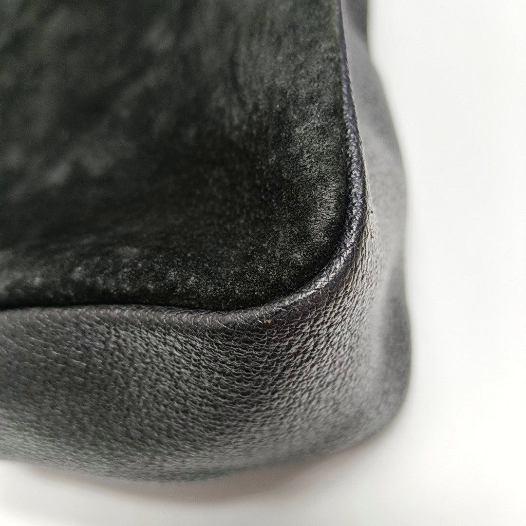 Authenticated pre-owned  Bamboo 1947 Suede Black - Top Handle Bag at Looply