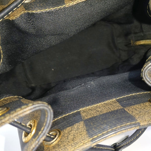 Coated Canvas Backpack Multicolor