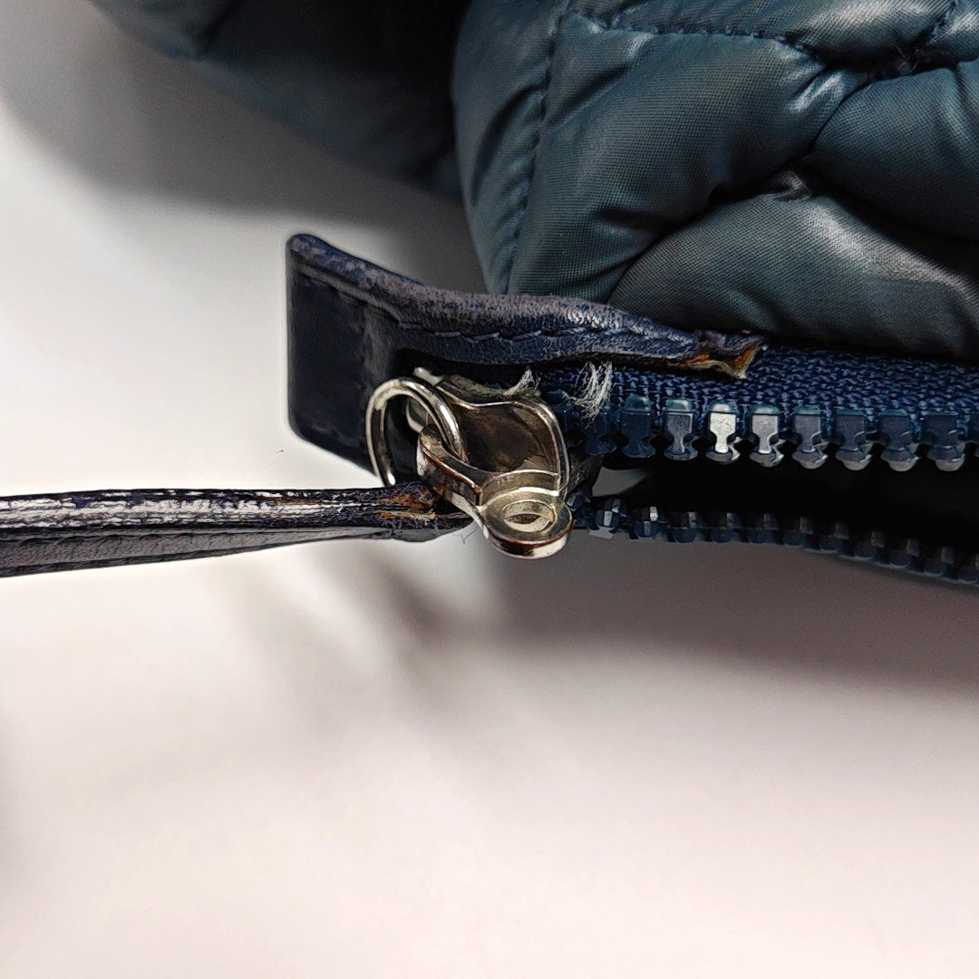 Authenticated pre-owned  Coco Cocoon Quilted Nylon Blue - Shoulder Bag at Looply