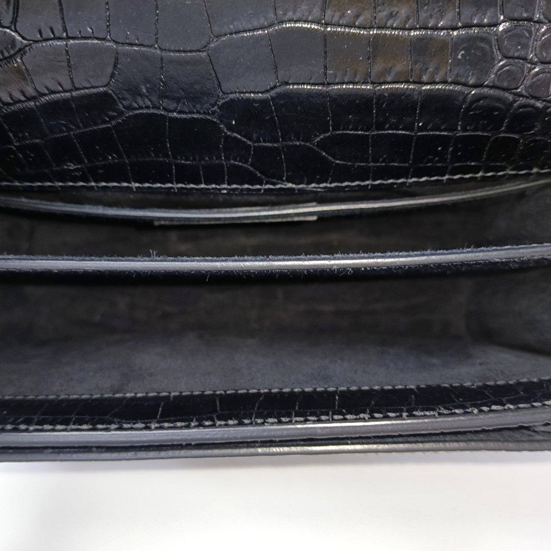 SUNSET Medium Calfskin Black