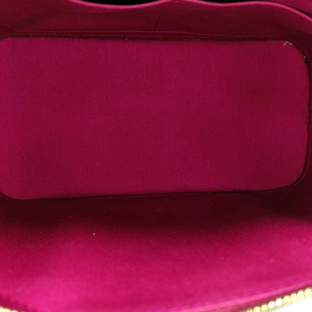 Authenticated pre-owned  Alma PM Monogram Calfskin Red - Top Handle Bag at Looply