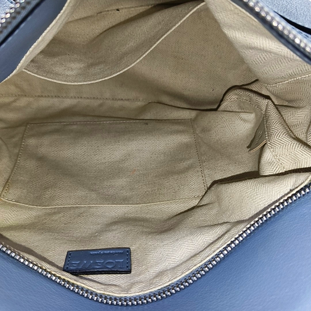 Authenticated pre-owned  Puzzle Small Calfskin Blue - Shoulder Bag at Looply