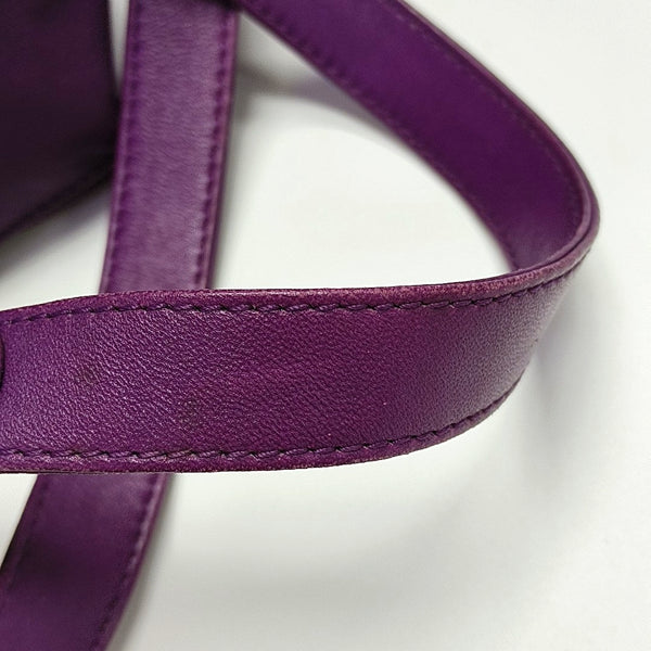 Authenticated pre-owned  Flamenco Lambskin Purple - Crossbody Bag at Looply