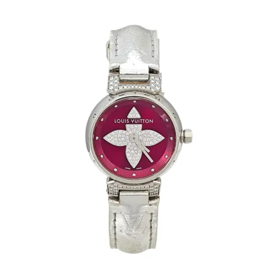 TAMBOUR GLAMOUR 28mm Red Quartz Watch