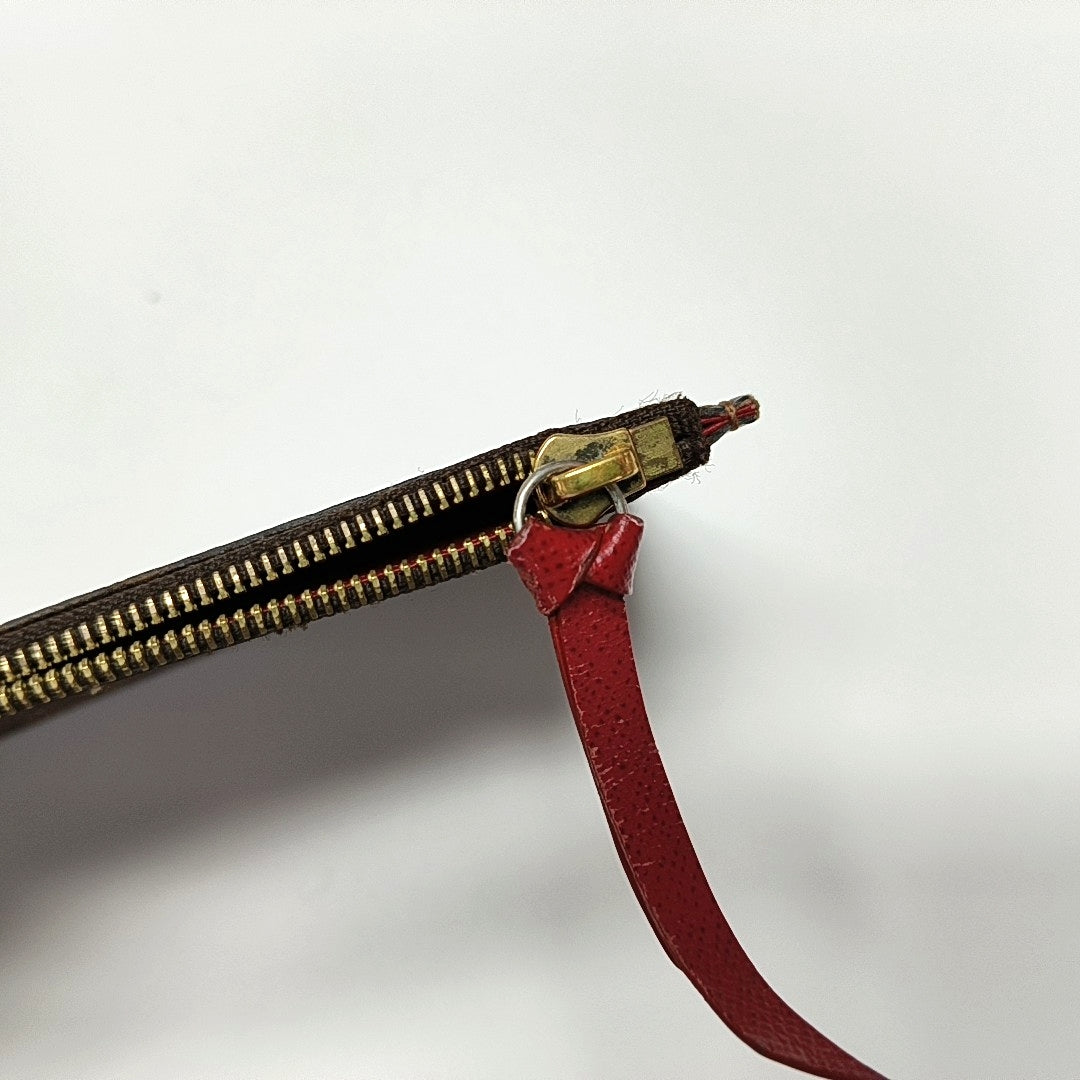 Authenticated pre-owned  Félicie Damier Ebene Coated Canvas Brown - Shoulder Bag at Looply