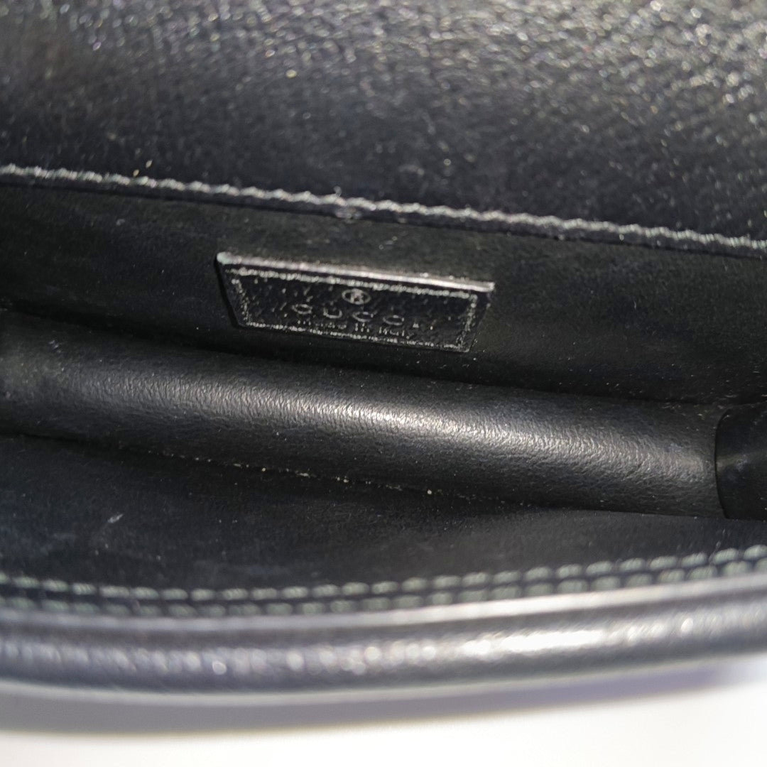 Authenticated pre-owned  Dionysus Super Mini Monogram Denim Black - Shoulder Bag at Looply