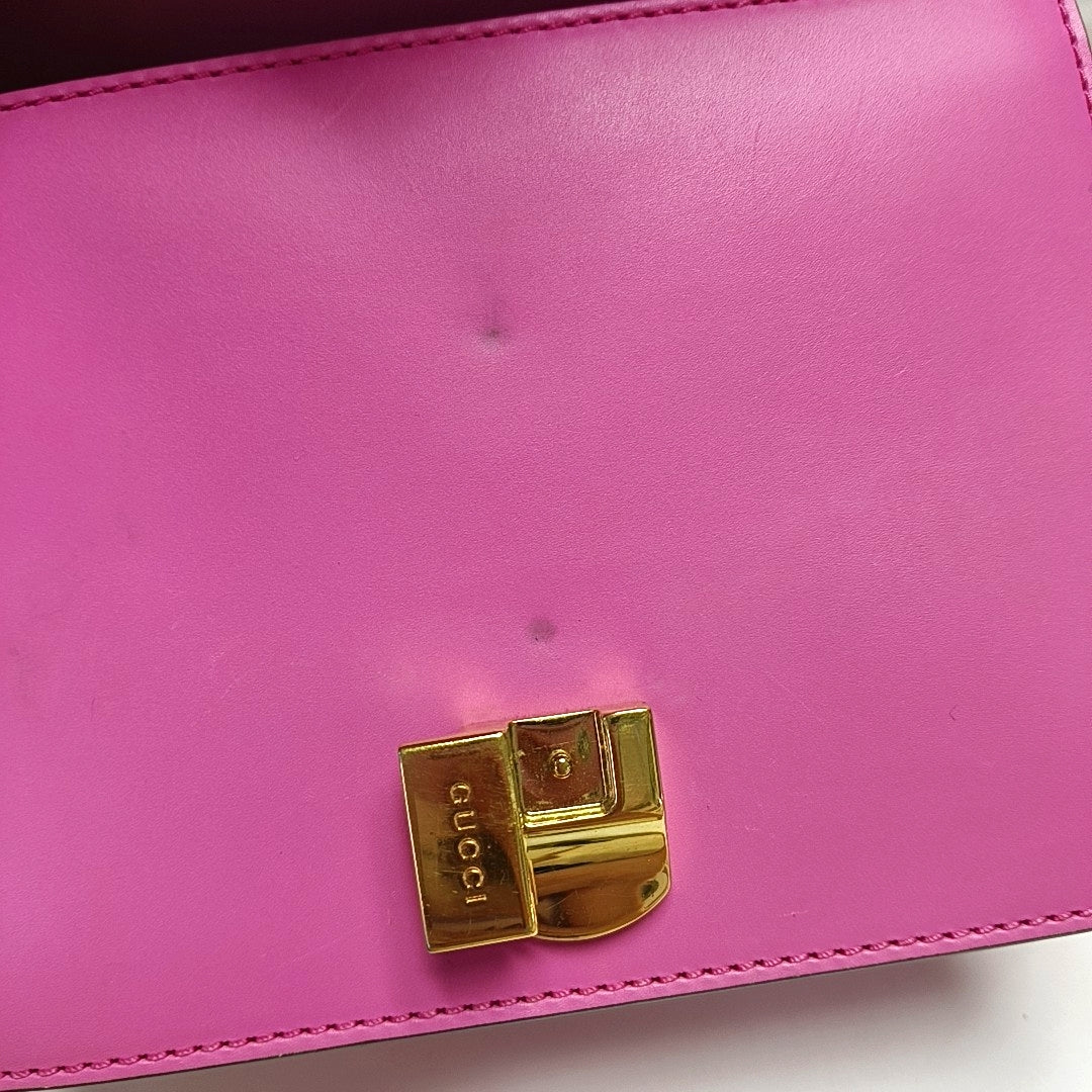 Authenticated pre-owned  Sylvie Small Calfskin Pink - Crossbody Bag at Looply
