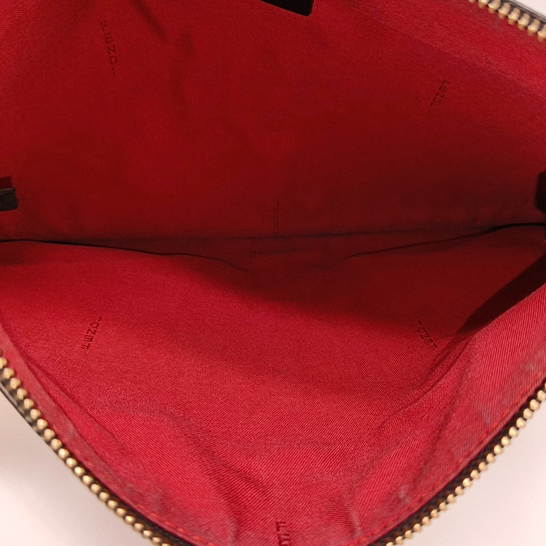 Monogram Calfskin Clutch Black