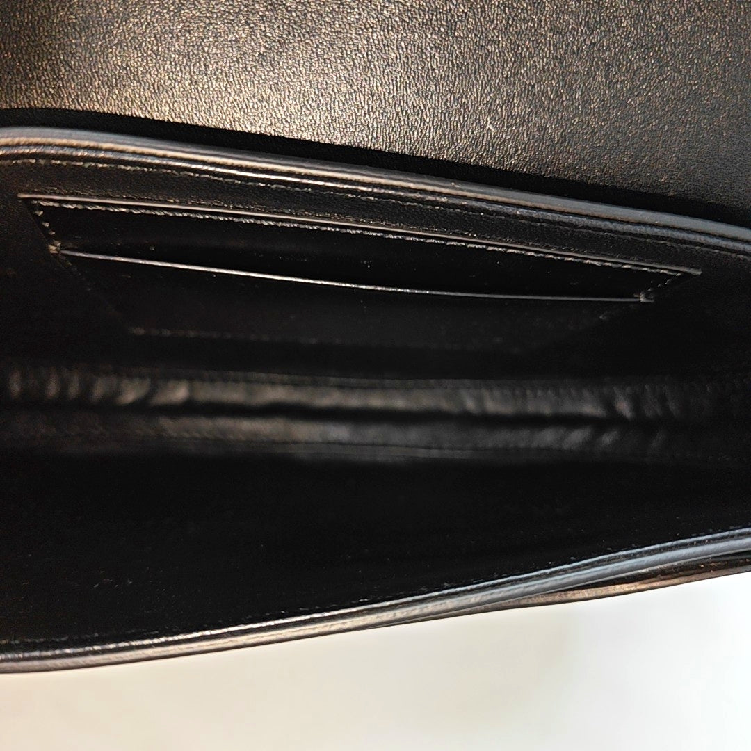 Authenticated pre-owned  16 Small Calfskin Black - Shoulder Bag at Looply