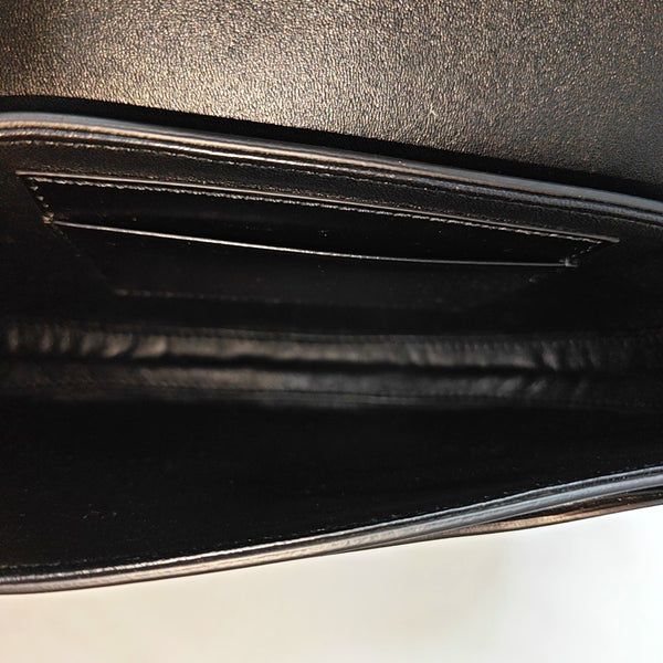 Authenticated pre-owned  16 Small Calfskin Black - Shoulder Bag at Looply
