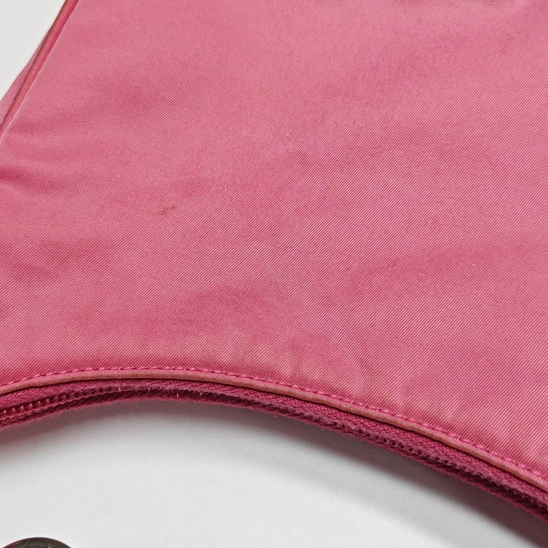 Authenticated pre-owned  Re-edition2000 Mini Nylon Pink - Top Handle Bag at Looply