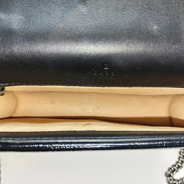 Authenticated pre-owned  Dionysus Super Mini Monogram Velvet Black - Shoulder Bag at Looply