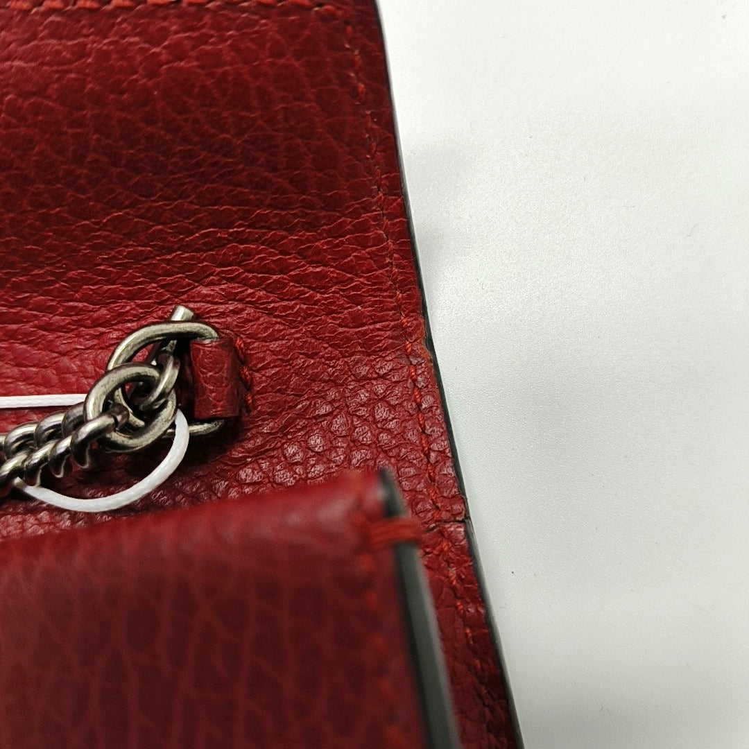 Authenticated pre-owned  Dionysus Super Mini Calfskin Red - Shoulder Bag at Looply