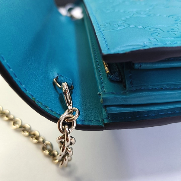 Authenticated pre-owned  Microguccissima Monogram Calfskin Green - Top Handle Bag at Looply