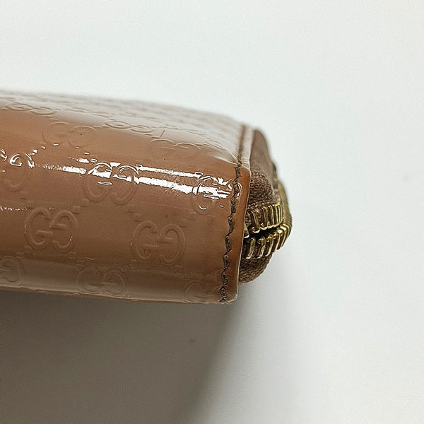 Authenticated pre-owned  Microguccissima Monogram Patent Leather Pink Wallet - Wallet at Looply