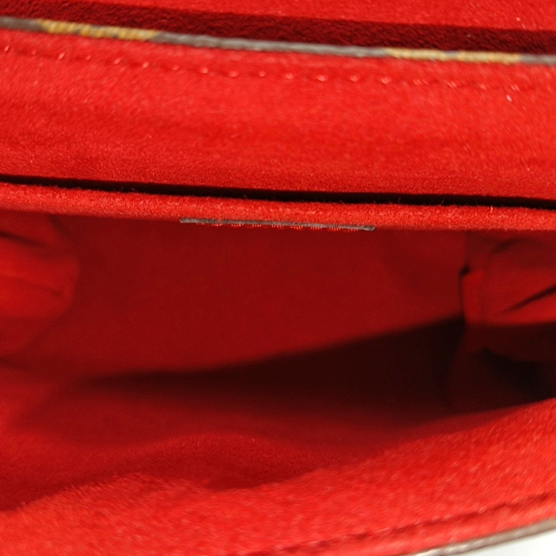 Authenticated pre-owned  Locky BB Monogram Coated Canvas Red - Shoulder Bag at Looply
