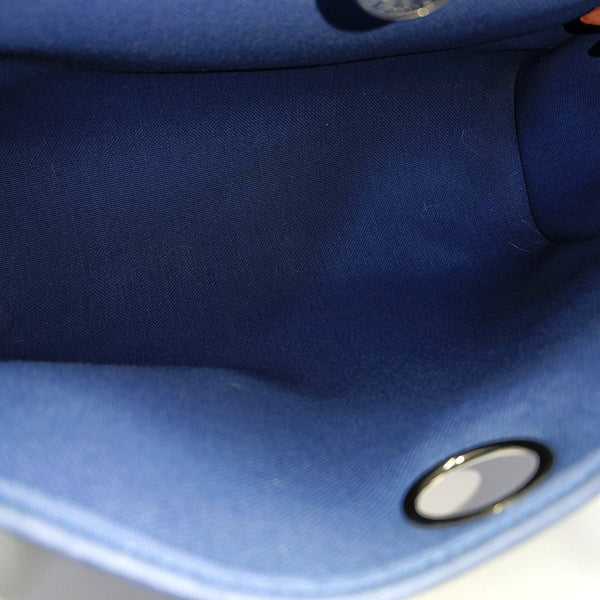 Authenticated pre-owned  Herbag 31 Canvas Blue - Shoulder Bag at Looply