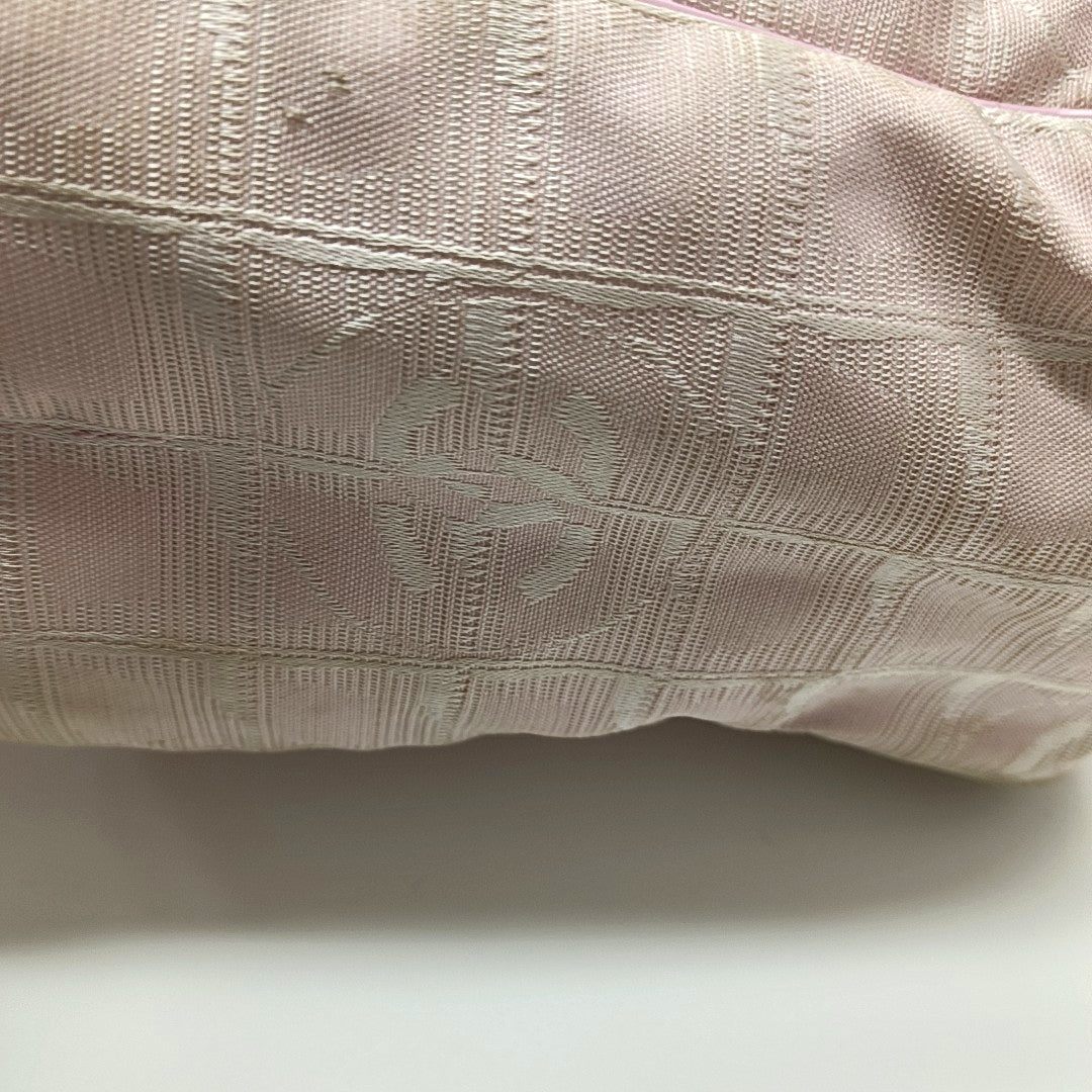 Authenticated pre-owned  Travel Line Nylon Pink - Top Handle Bag at Looply