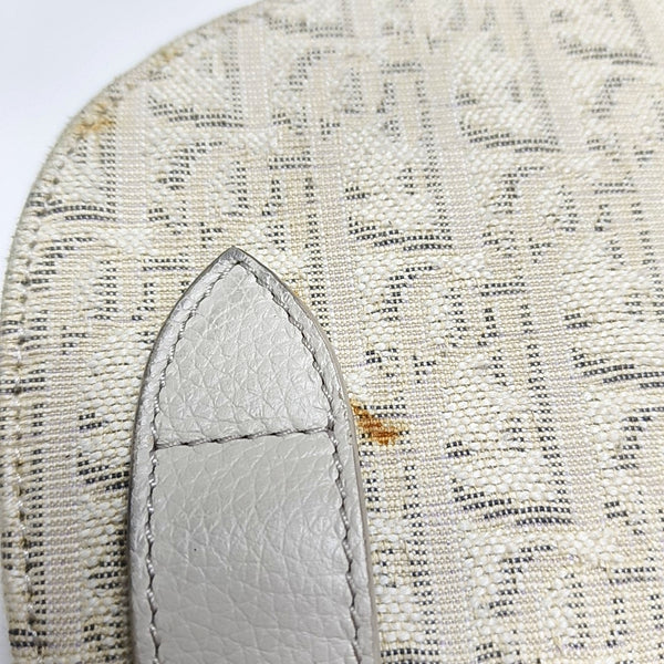 Authenticated pre-owned  Saddle Oblique Canvas Beige - Crossbody Bag at Looply