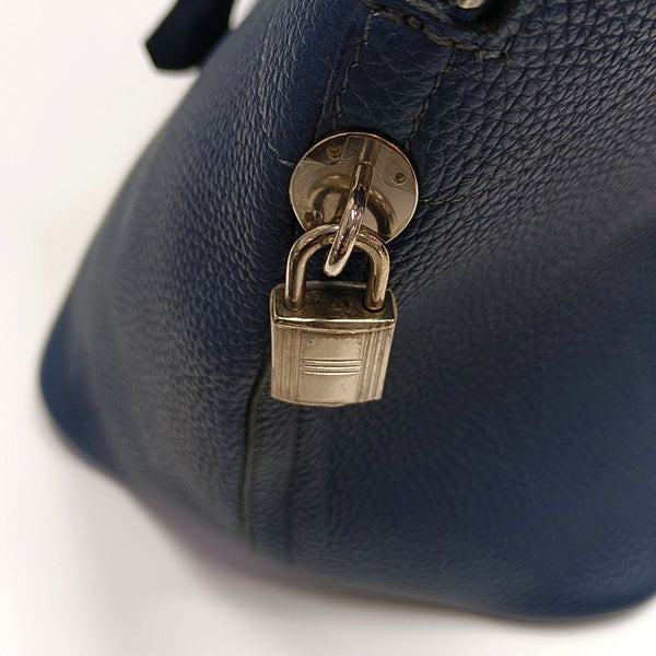 Authenticated pre-owned  Bolide 45 Togo Blue - Top Handle Bag at Looply
