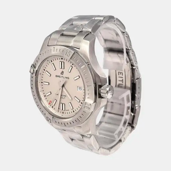 Reloj Automático Flagship de Acero Inoxidable Blanco de 26 mm