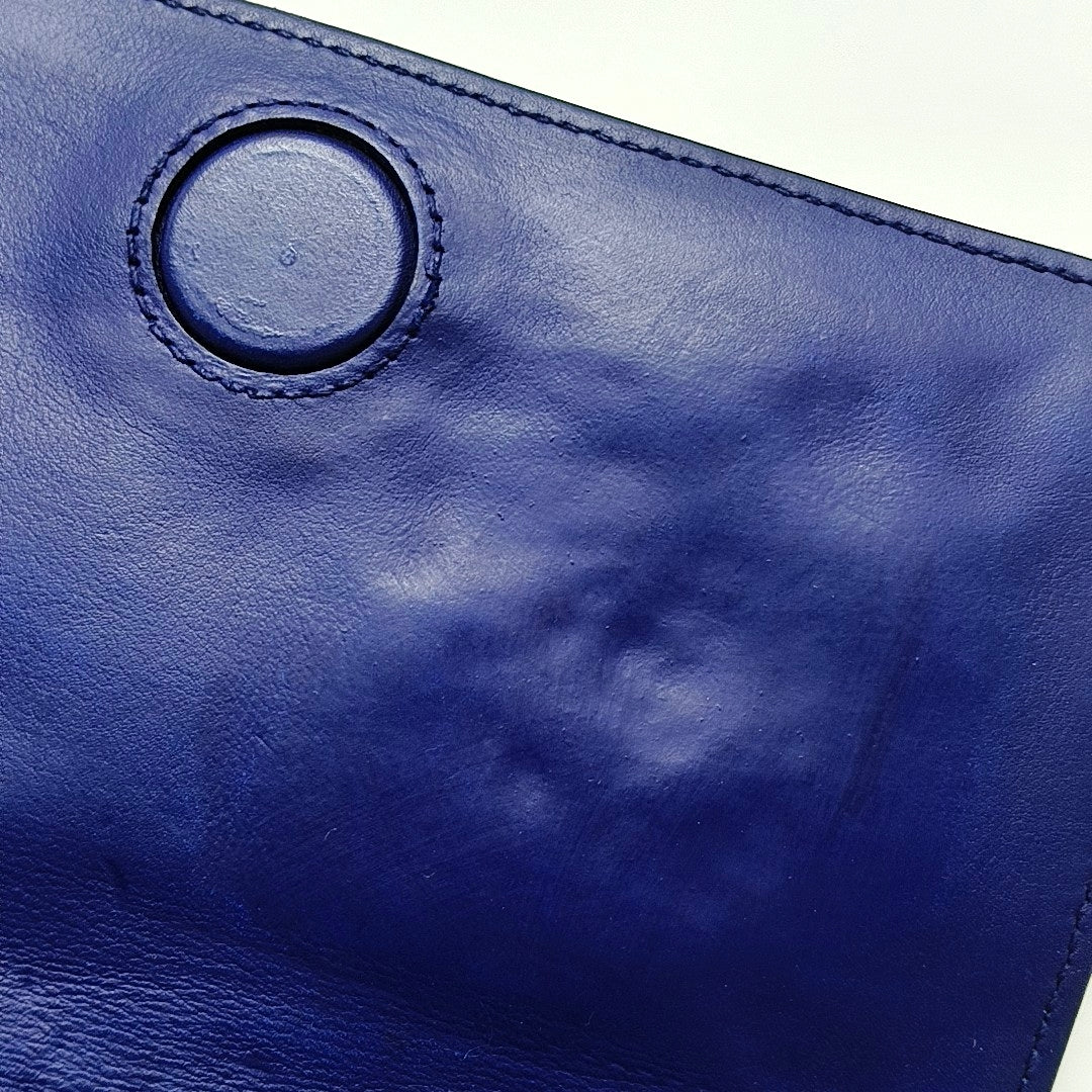 Authenticated pre-owned  GG Marmont Velvet Blue - Shoulder Bag at Looply