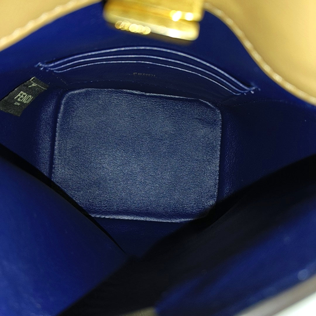 Calfskin Shoulder Bag Brown