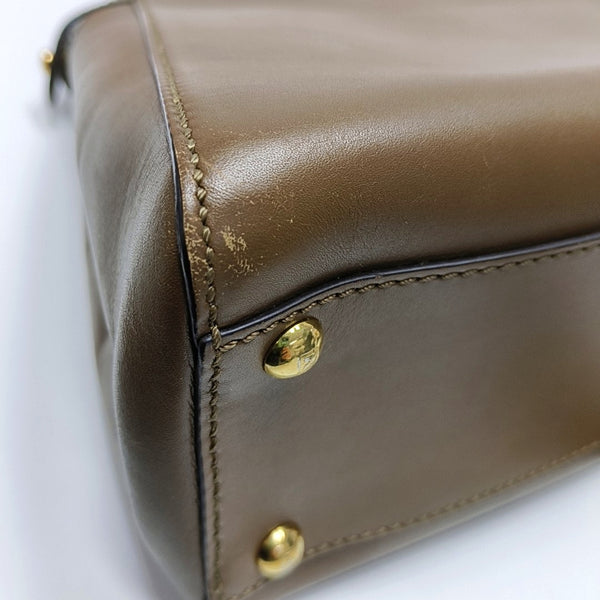 Authenticated pre-owned  Peekaboo Small Calfskin Brown - Shoulder Bag at Looply