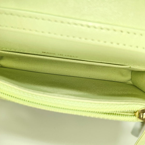 Authenticated pre-owned  Chanel 19 Quilted Lambskin Green - Shoulder Bag at Looply