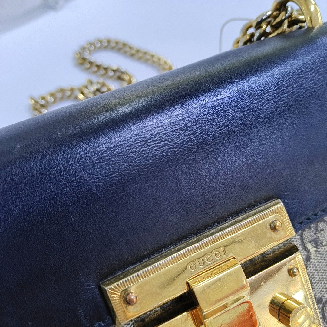 Authenticated pre-owned  Padlock Small Monogram Coated Canvas Multicolor - Shoulder Bag at Looply