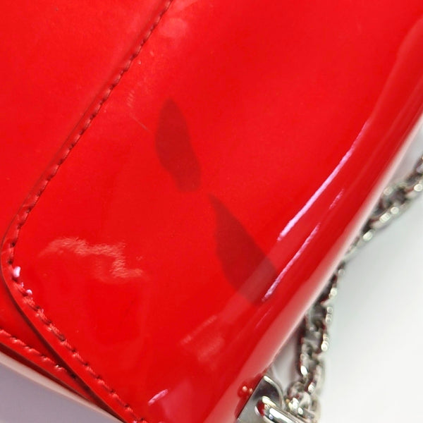 Authenticated pre-owned  Twist PM Monogram Patent Leather Red - Shoulder Bag at Looply