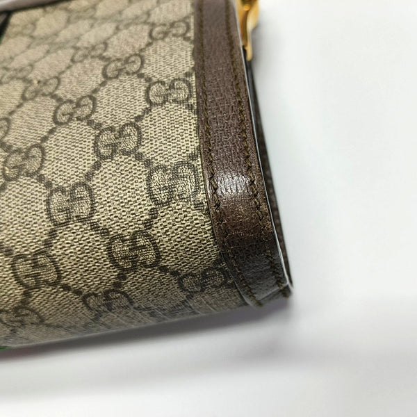 Authenticated pre-owned  Ophidia Small Monogram Coated Canvas Beige - Shoulder Bag at Looply