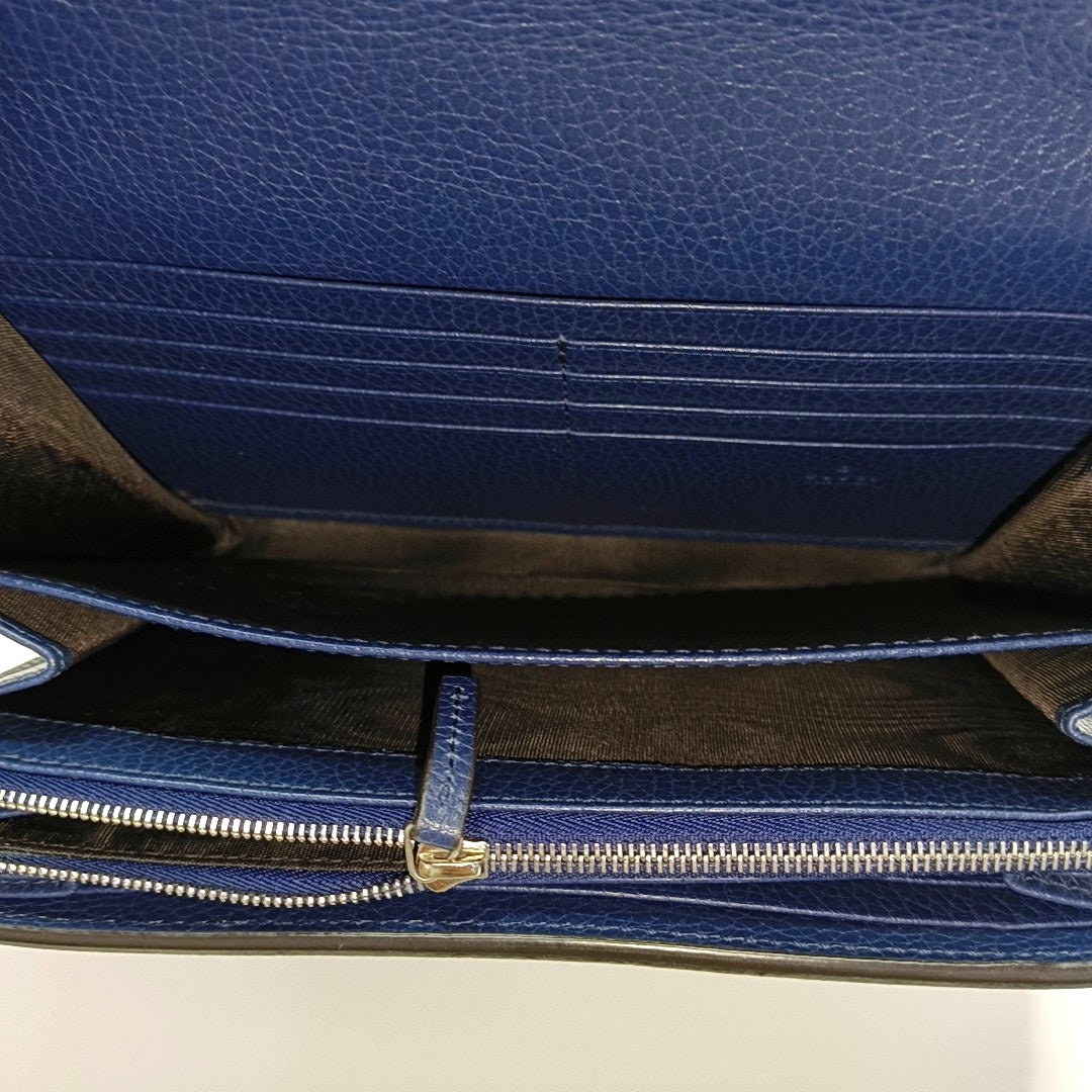Authenticated pre-owned  Dionysus Super Mini Calfskin Blue - Crossbody Bag at Looply