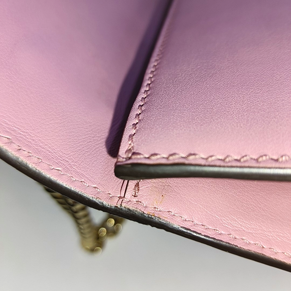 Authenticated pre-owned  Padlock Small Calfskin Pink - Crossbody Bag at Looply