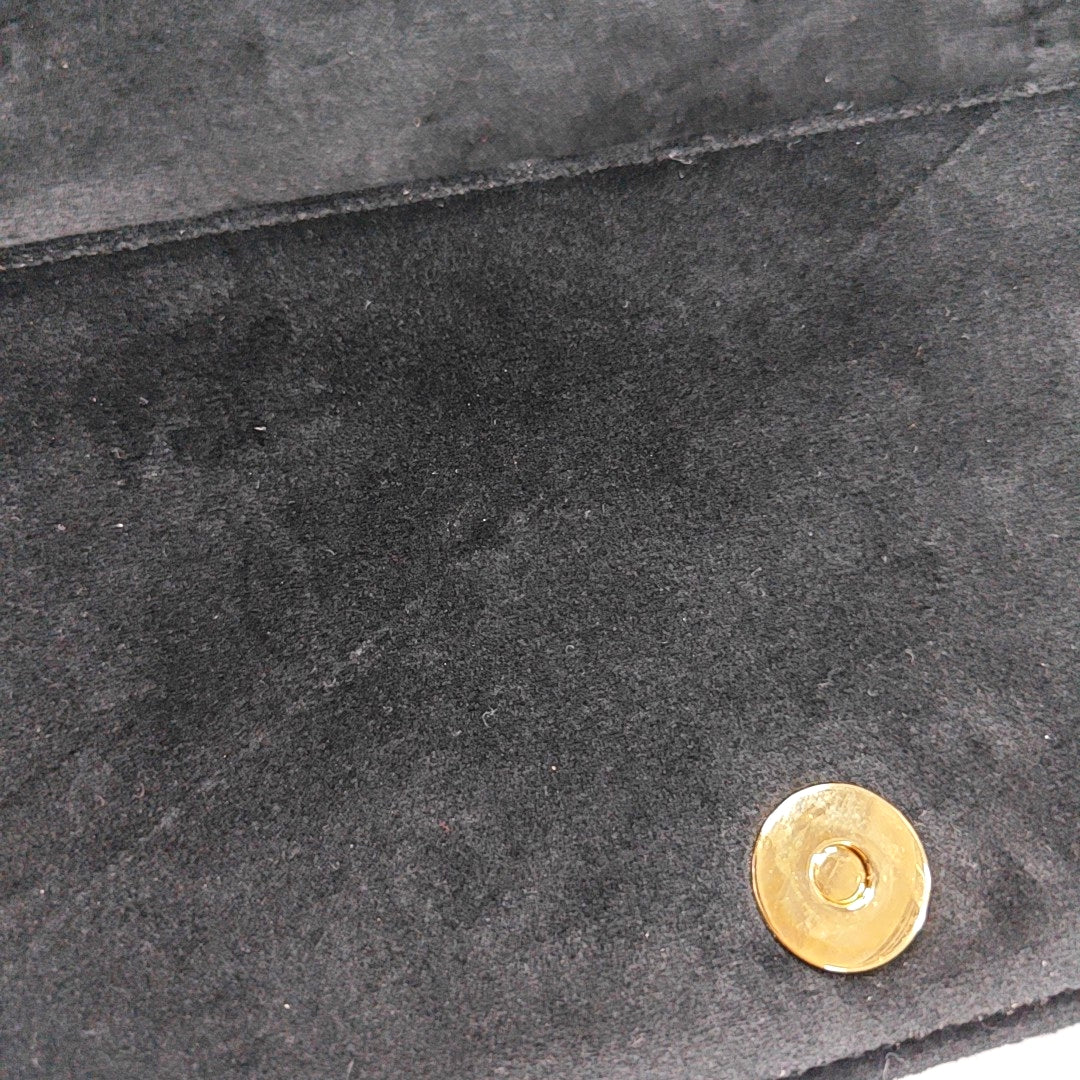Authenticated pre-owned  Lady Dior Fabric Black - Shoulder Bag at Looply