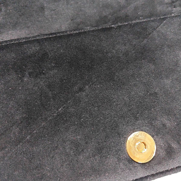 Authenticated pre-owned  Lady Dior Fabric Black - Shoulder Bag at Looply