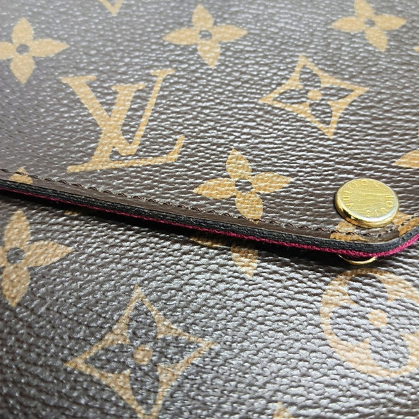 Authenticated pre-owned  Félicie Monogram Coated Canvas Brown - Crossbody Bag at Looply