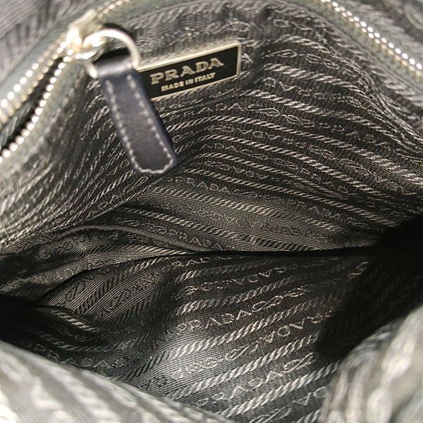 Nylon Shoulder Bag Black